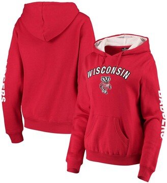 Women's Red Wisconsin Badgers Loud and Proud Pullover Hoodie