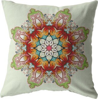 Amrita Sen Designs Amrita Sen Cosmic Mandala Indoor Outdoor Pillow Zip