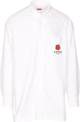 Flower Embroidered Shirt