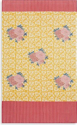 Arabesque Corolla floral-print beach towel