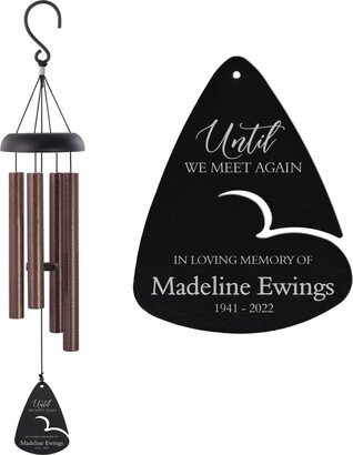 Until We Meet Again Memorial Chime | Personalized Wind Sympathy Gift Funeral Bereavement