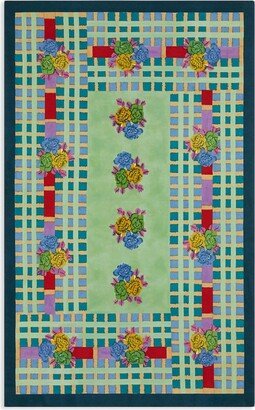 Ankara Aqua cotton tablecloth (180x270cm)