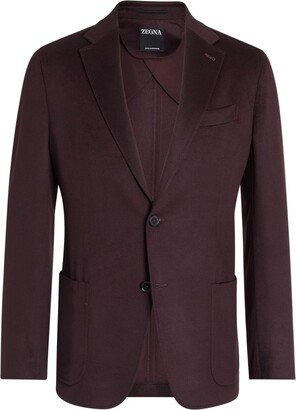 Oasi single-breasted cashmere blazer-AB