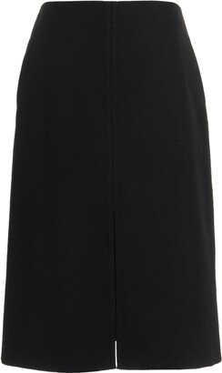 High Waist Midi Skirt-AB