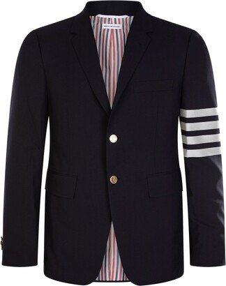 4-Bar Button-Up Sport Jacket