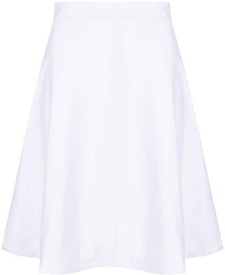 High-Waist Midi Skirt-AA