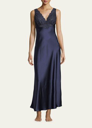 Bijoux Lace-Trim Nightgown