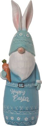 Resin 15.75 Blue Easter Bunny Gnome Decor - N/A