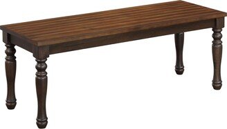 May 48 Inch Two Tone Dining Bench