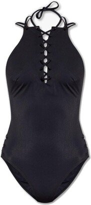 Tie-Detailed One Piece Swimsuit