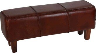 Morgan Large Bench in 100% Leather