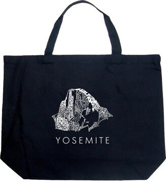 Yosemite - Large Word Art Tote Bag