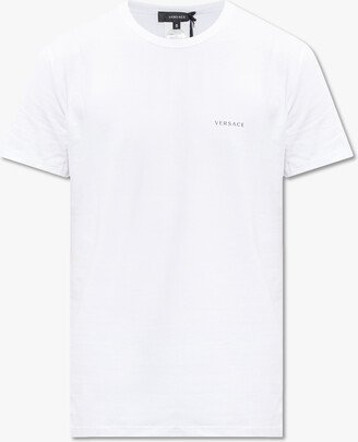 T-shirt With Logo - White-AE