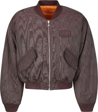 Zipped Reversible Bomber Jacket