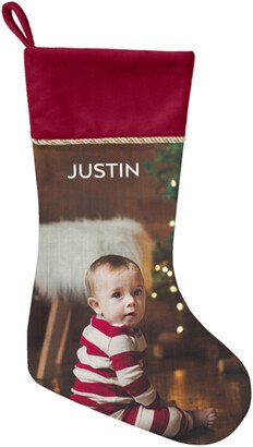 Christmas Stockings: Photo Gallery Christmas Stocking, Red, Multicolor