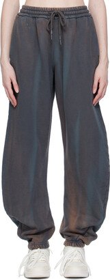 Gray Drawstring Lounge Pants-AC