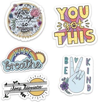 Big Moods Positivity Bright Sticker Pack 5pc