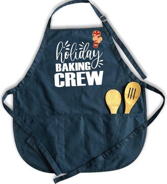 Holiday Baking Crew Aprons, Christmas Thanksgiving, Cotton Apron With Pockets Gift, Personalized Aprons