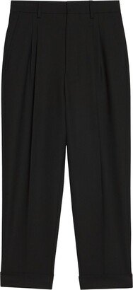 High-Waisted Tailored Trousers-BP