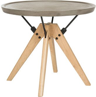 Farmond Indoor/Outdoor Modern Concrete 19.69In Side Table