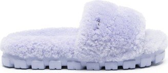 Maxi Curly Scuffeta shearling slides