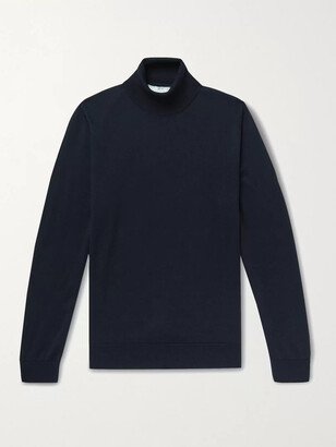 Slim-Fit Merino Wool Rollneck Sweater-AC