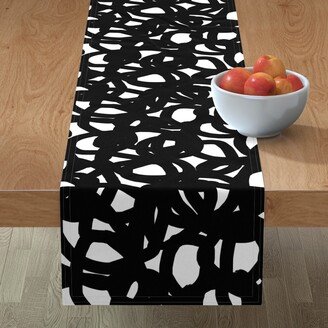 Table Runners: Freestyle - Black Table Runner, 72X16, Black