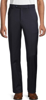 Saks Fifth Avenue Made in Italy Saks Fifth Avenue Men's Stretch Wool Gabardine Trousers