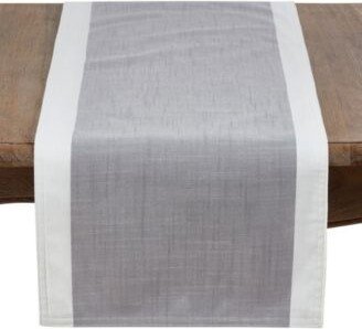 Saro Lifestyle Table Runner With Banded Border