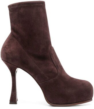 Donna 120mm platform boots