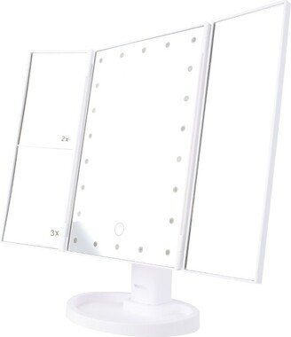Simply Beautiful Cordless LED Light Up Vanity Mirror
