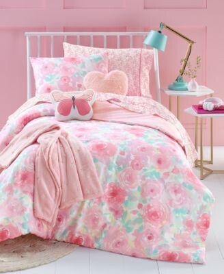 Closeout Charter Club Kids Watercolor Roses Comforter Sets Created For Macys