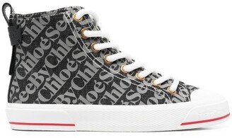 Logo Hi-Top Sneakers-AB