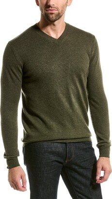 Classic Cashmere V-Neck Sweater-AG