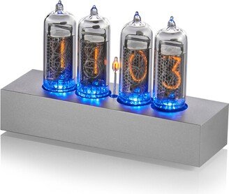 Nixie Tube Clock On 4 In-14 Tubes || Assembled Aluminium Classic Case Silver Colour