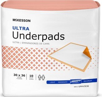 McKesson Ultra Underpads, Heavy Absorbency, 30 in x 36 in, 100 Count