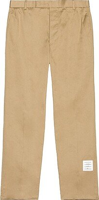 Unconstructed Chino Trouser in Beige