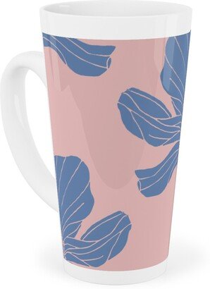 Mugs: Poppies Tall Latte Mug, 17Oz, Pink