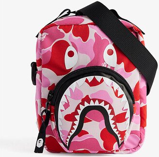 Pink Camo Shark Mini Shell Cross-body bag