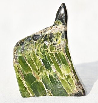 212 Gram Natural Self Standing Beautiful Tremolite Polished Tumbled Stone