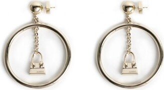 Chiquito Pendant Hoop Earrings