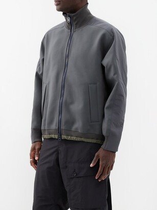 High-neck Technical-jersey Track Jacket