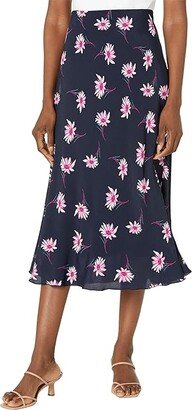 Bias Cut Midi Skirt (Daisy) Women's Skirt