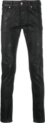 Iggy metallic-effect skinny jeans