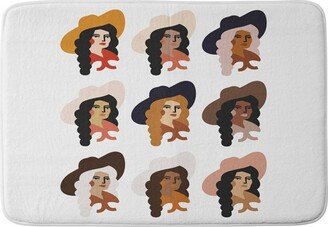 Nick Quintero Multiculture Cowgirl Heavy Memory Foam Bath Mat