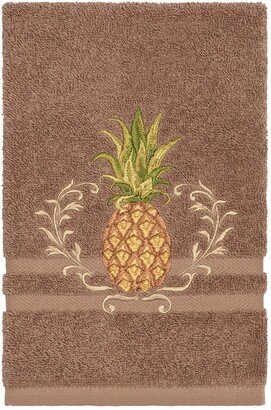 Welcome Embellished Hand Towel - Latte