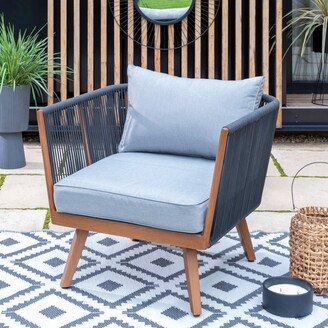 Rope Garden Chair Grey