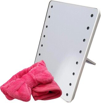 LED Vanity Mirror, Headband & Makeup Removing Cloths