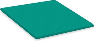 Square Lazy Susan Game Board Covered in A Deep Sea Teal Colored Vinyl - Custom