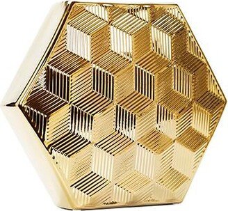 Vivience Hexagon Shaped Vase 12.5 H